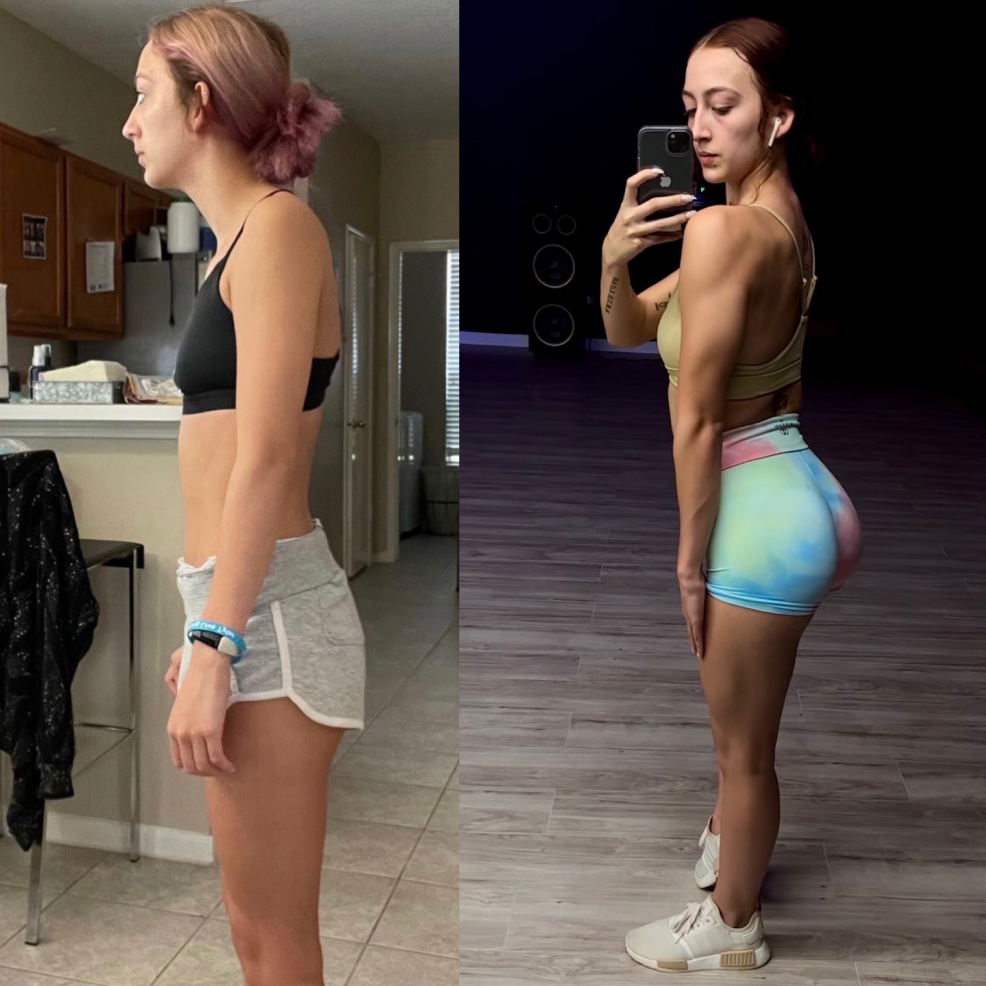 Before and after transformation of an iAMLIFT personal training client in League City, TX (5)
