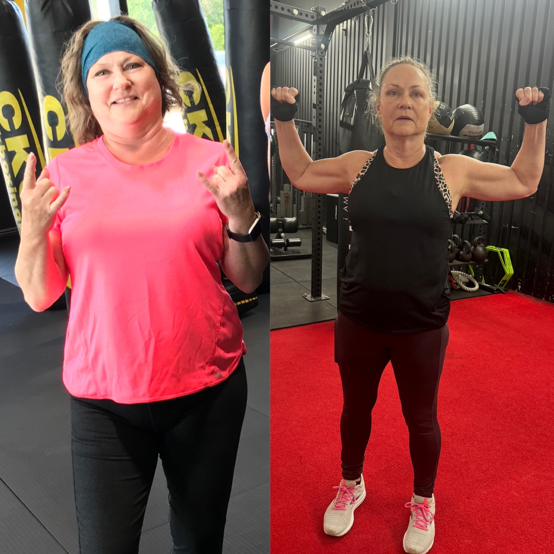 Before and after transformation of an iAMLIFT personal training client in League City, TX (3)